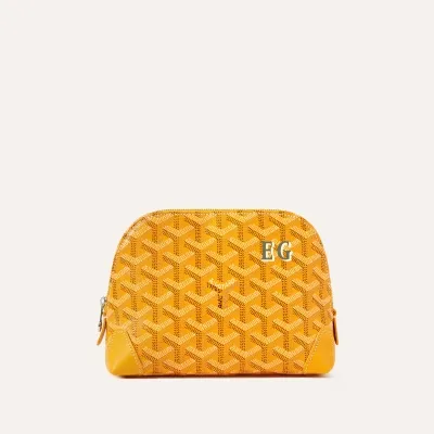 Vendôme Cosmetic pouch Initials - Yellow