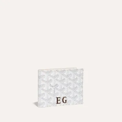 PORTEFEUILLE VICTOIRE INITIALES ECO White