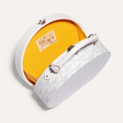 The Alto Hatbox Trunk Bag - White