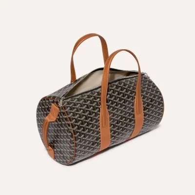 Barrel 40 Sports Bag  - Black & Tan