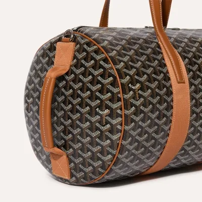 Barrel 40 Sports Bag  - Black & Tan
