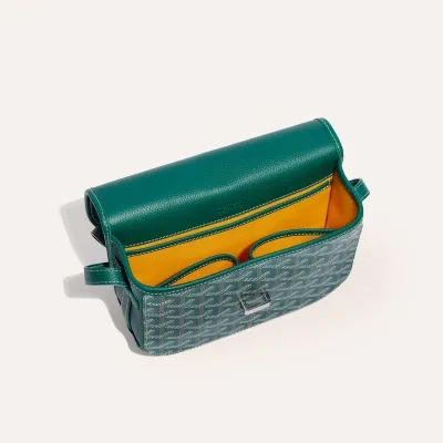 Belvédère PM bag Initials - Green