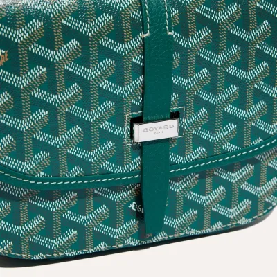 Belvédère PM bag Initials - Green