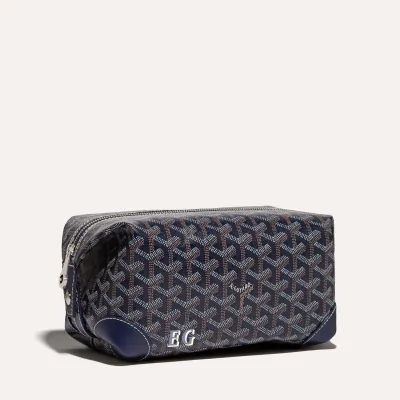 Bowling 25 toiletry bag Initials - Navy Blue