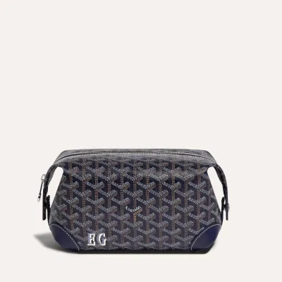 Bowling 25 toiletry bag Initials - Navy Blue