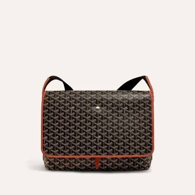 Capetien MM Messenger Bag - Black & Tan