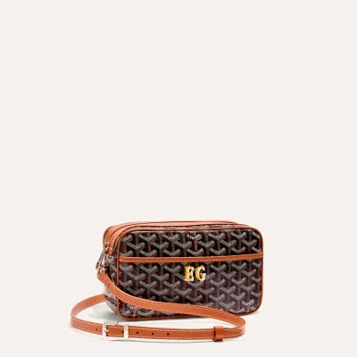 Cap-Vert bag Initials - Black & Tan