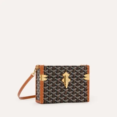 Cassette Trunk Bag - Black & Tan