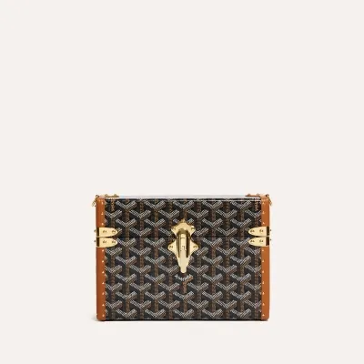Cassette Trunk Bag - Black & Tan