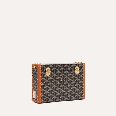 Cassette Trunk Bag - Black & Tan
