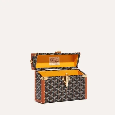 Cassette Trunk Bag - Black & Tan