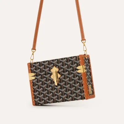 Cassette Trunk Bag - Black & Tan