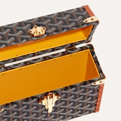 Cassette Trunk Bag - Black & Tan
