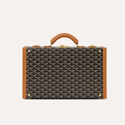 Cigars Travel trunk - Black & Tan