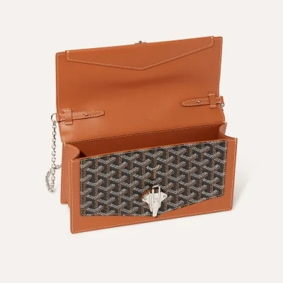 Duchesse Marie-Caroline Bag - Black & Tan