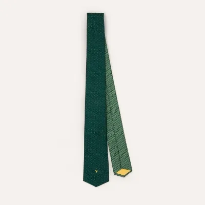 Eldredge Bicolore tie - Green