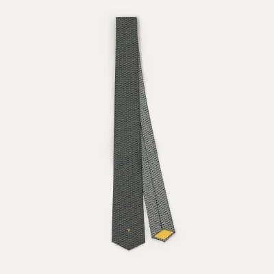 Eldredge Bicolore tie - Grey