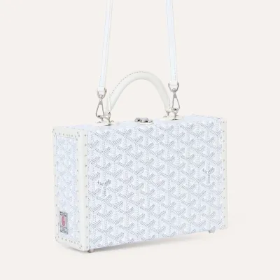 Grand Hôtel trunk bag - White