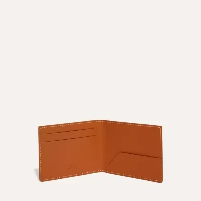 Porte-cartes Insert Victoire Bandes et Initiales - Noir & Naturel