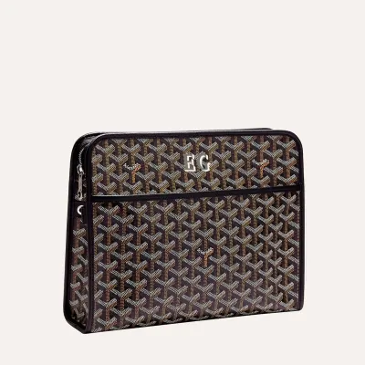 Jouvence GM toiletry bag Initials - Black
