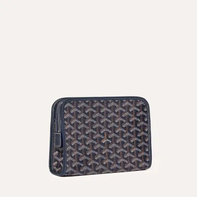Jouvence PM toiletry bag Initials - Navy Blue