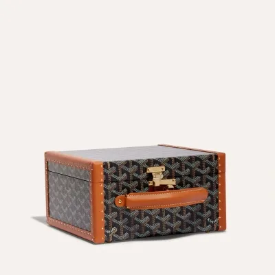 Joux 6 Watch Case - Black & Tan