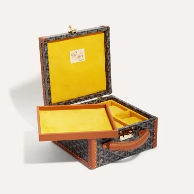 Joux 6 Watch Case - Black & Tan