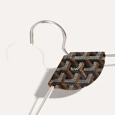 Livrée Pair Of Hangers - Black & Tan