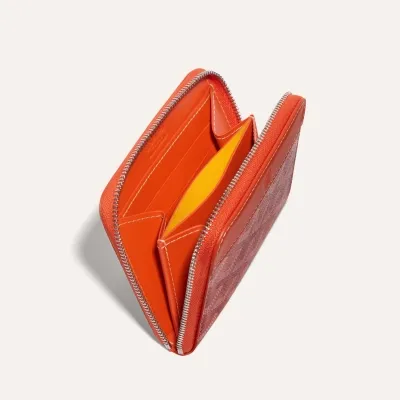 Matignon PM Wallet Initials - Orange