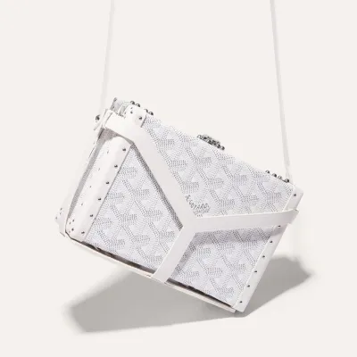 Minaudière Trunk Bag - White
