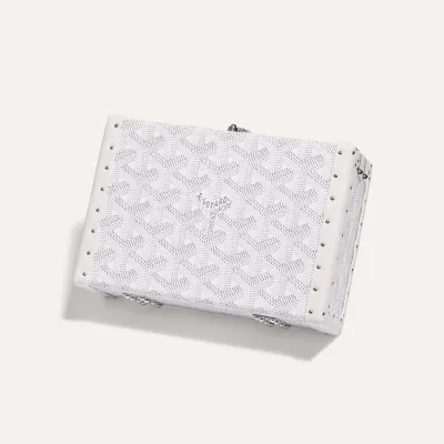 Minaudière Trunk Bag - White