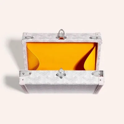 Minaudière Trunk Bag - White