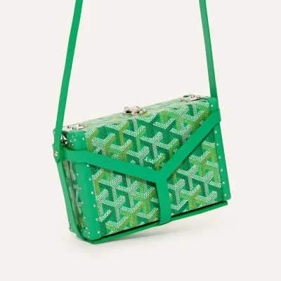 Minaudière Trunk Bag multicoloured - Multicoloured Meadow Green