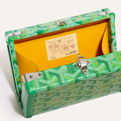 Minaudière Trunk Bag multicoloured - Multicoloured Meadow Green