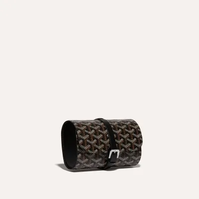 Double Travel Watch Case - Black