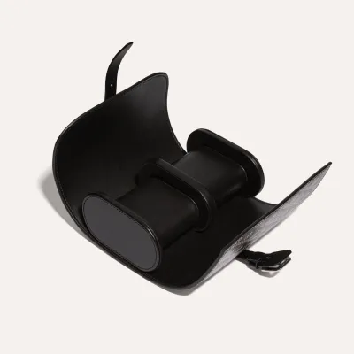 Double Travel Watch Case - Black