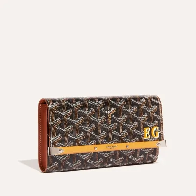 Monte-Carlo Mini Case Initials - Black & Tan