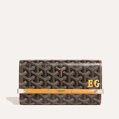 Monte-Carlo Mini Case Initials - Black & Tan