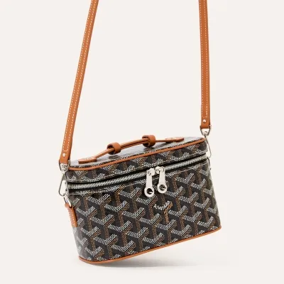 Muse Mini Vanity - Black & Tan