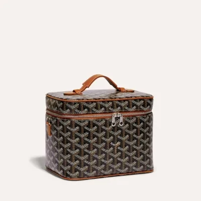 Muse Vanity Case - Black & Tan