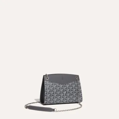Rouette Structuré Mini Bag - Grey