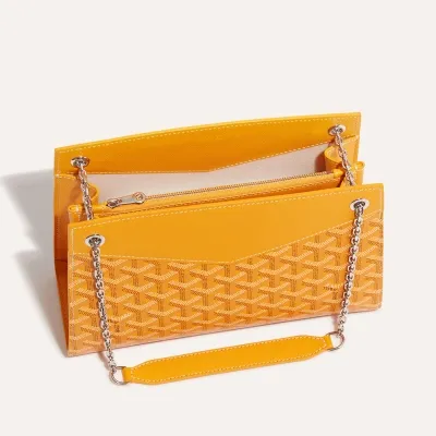 Rouette Structuré PM Bag - Yellow