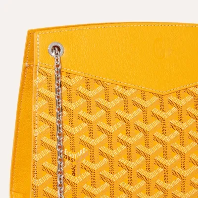 Rouette Structuré PM Bag - Yellow