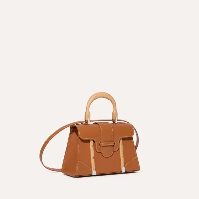 Saïgon Mini bag grained leather  - Tan