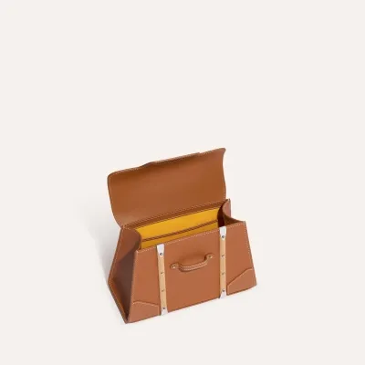 Saïgon Mini bag grained leather  - Tan