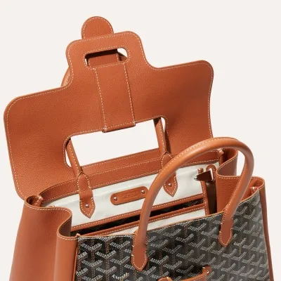 Saïgon tote bag - Black & Tan
