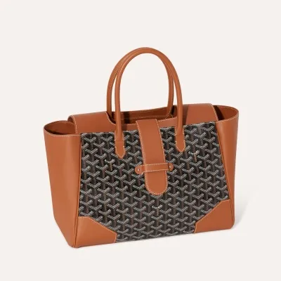 Saïgon tote bag - Black & Tan