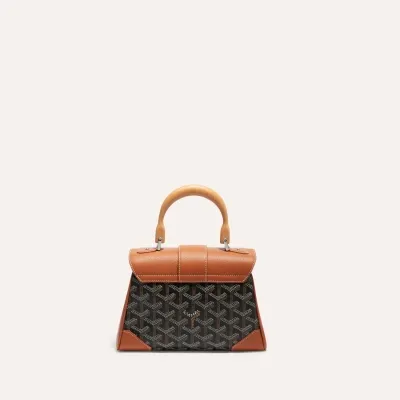 Saïgon Souple Mini Bag - Black & Tan