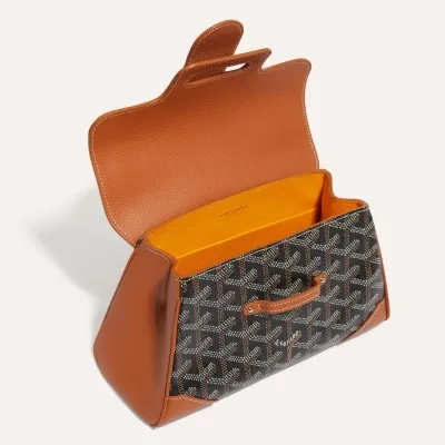 Saïgon Souple Mini Bag - Black & Tan