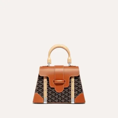 Saïgon Structuré PM Bag - Black & Tan